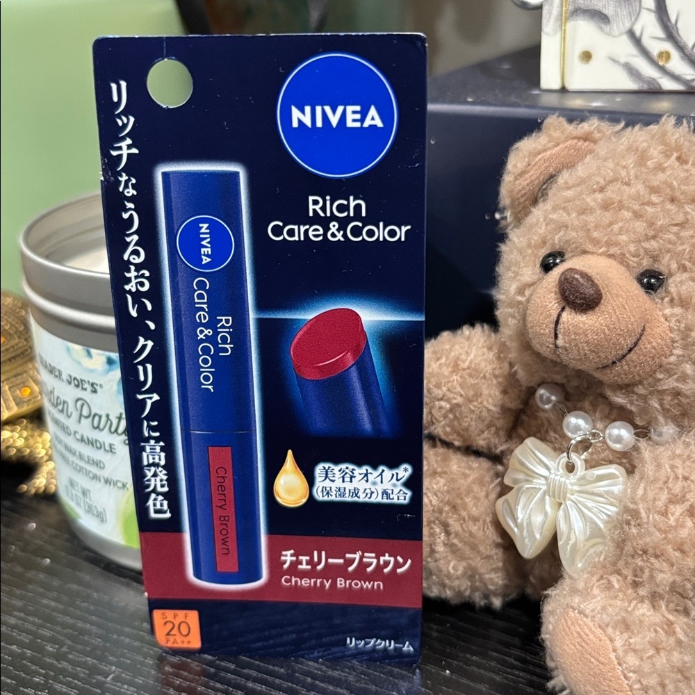 Nivea Rich Care & Color Lipstick - Cherry Brown